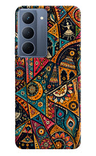 Folk Print Realme P3x 5G Hard Case Back Cover by Casekaro