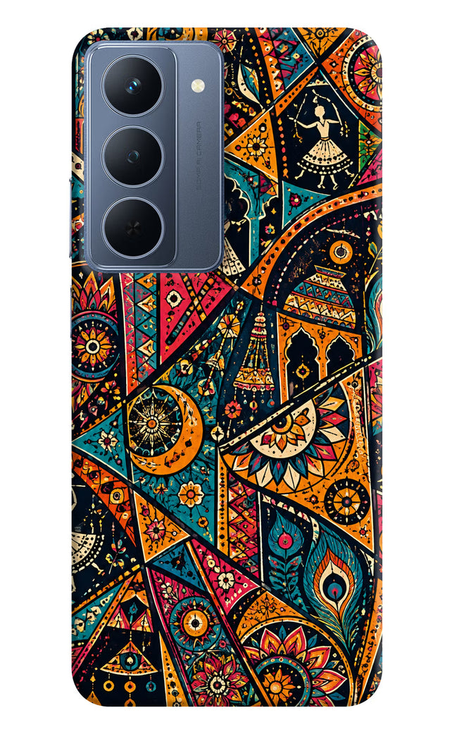 Folk Print Realme P3x 5G Hard Case Back Cover by Casekaro