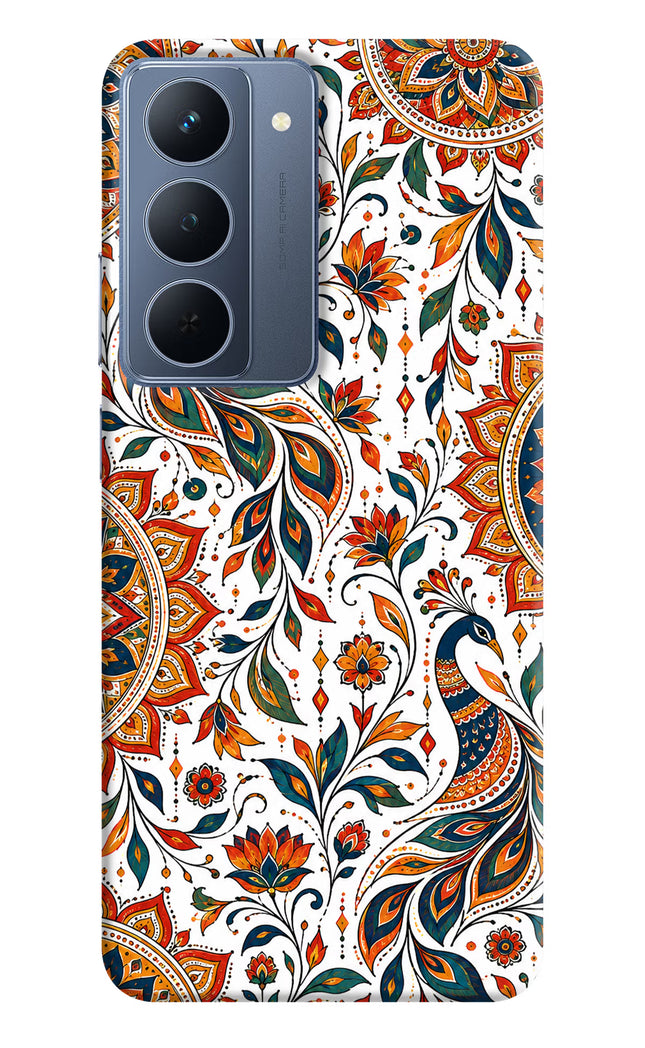 White Mayura Realme P3x 5G Hard Case Back Cover by Casekaro