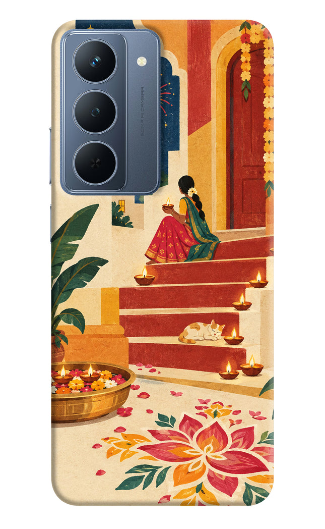 Diwali Rangoli Realme P3x 5G Hard Case Back Cover by Casekaro