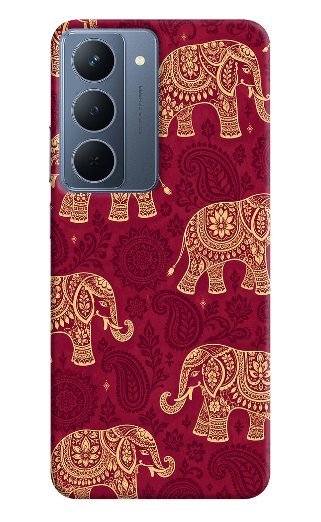 Maroon Elephant Realme P3x 5G Hard Case Back Cover by Casekaro