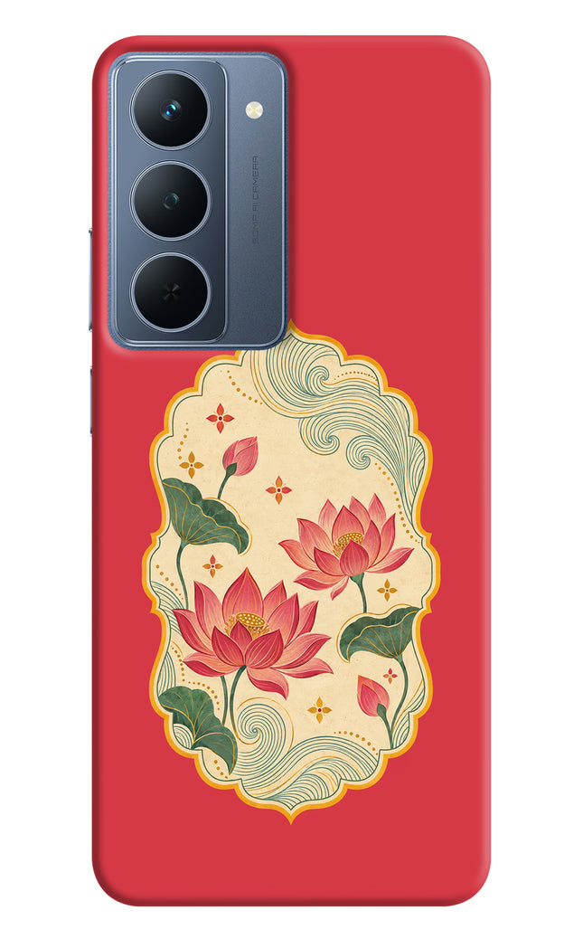 Pink Lotus Realme P3x 5G Hard Case Back Cover by Casekaro