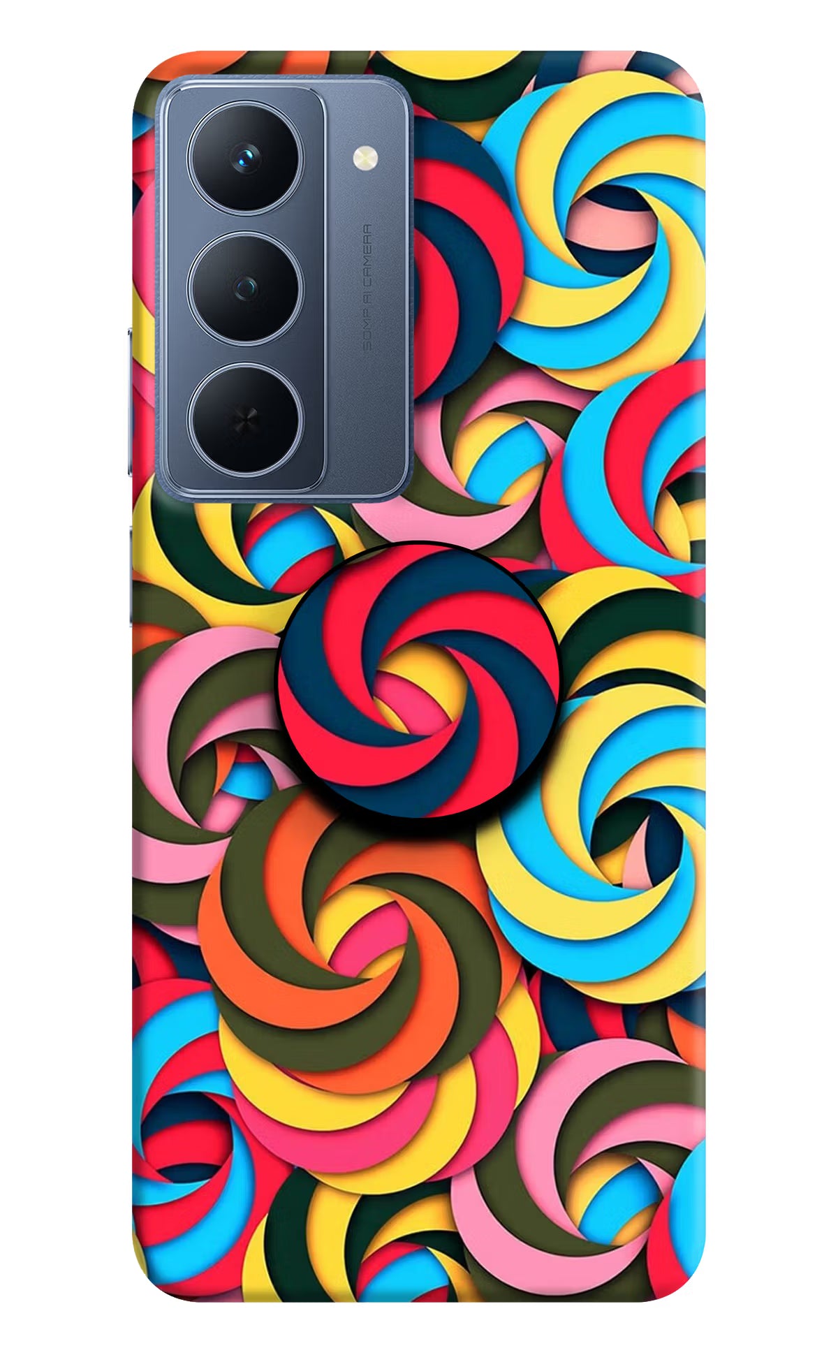 Spiral Pattern Realme P3x 5G Pop Case