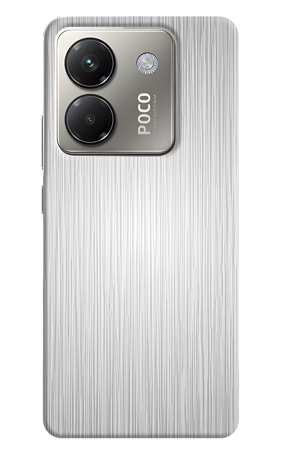 Wooden Grey Texture Poco M7 Pro 5G Back Cover