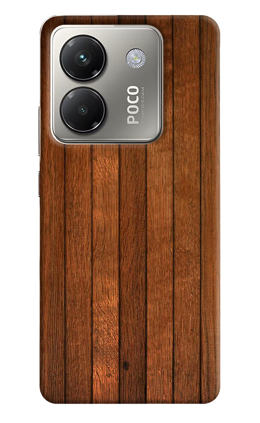 Wooden Artwork Bands Poco M7 Pro 5G Back Cover