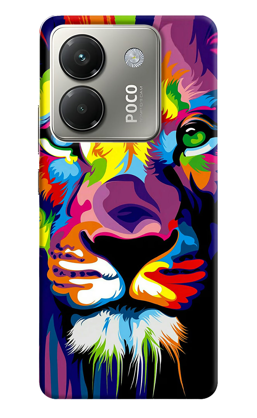 Lion Poco M7 Pro 5G Back Cover, Hard case