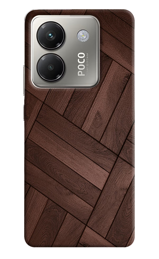 Wooden Texture Design Poco M7 Pro 5G Back Cover