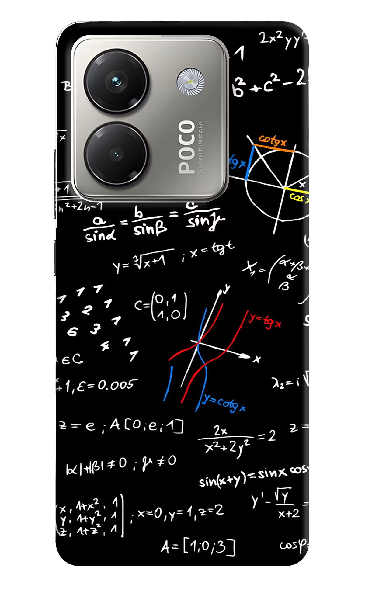 Mathematics Formula Poco M7 Pro 5G Back Cover
