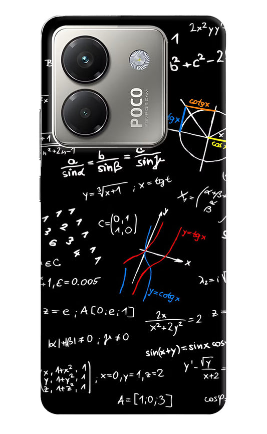 Mathematics Formula Poco M7 Pro 5G Back Cover
