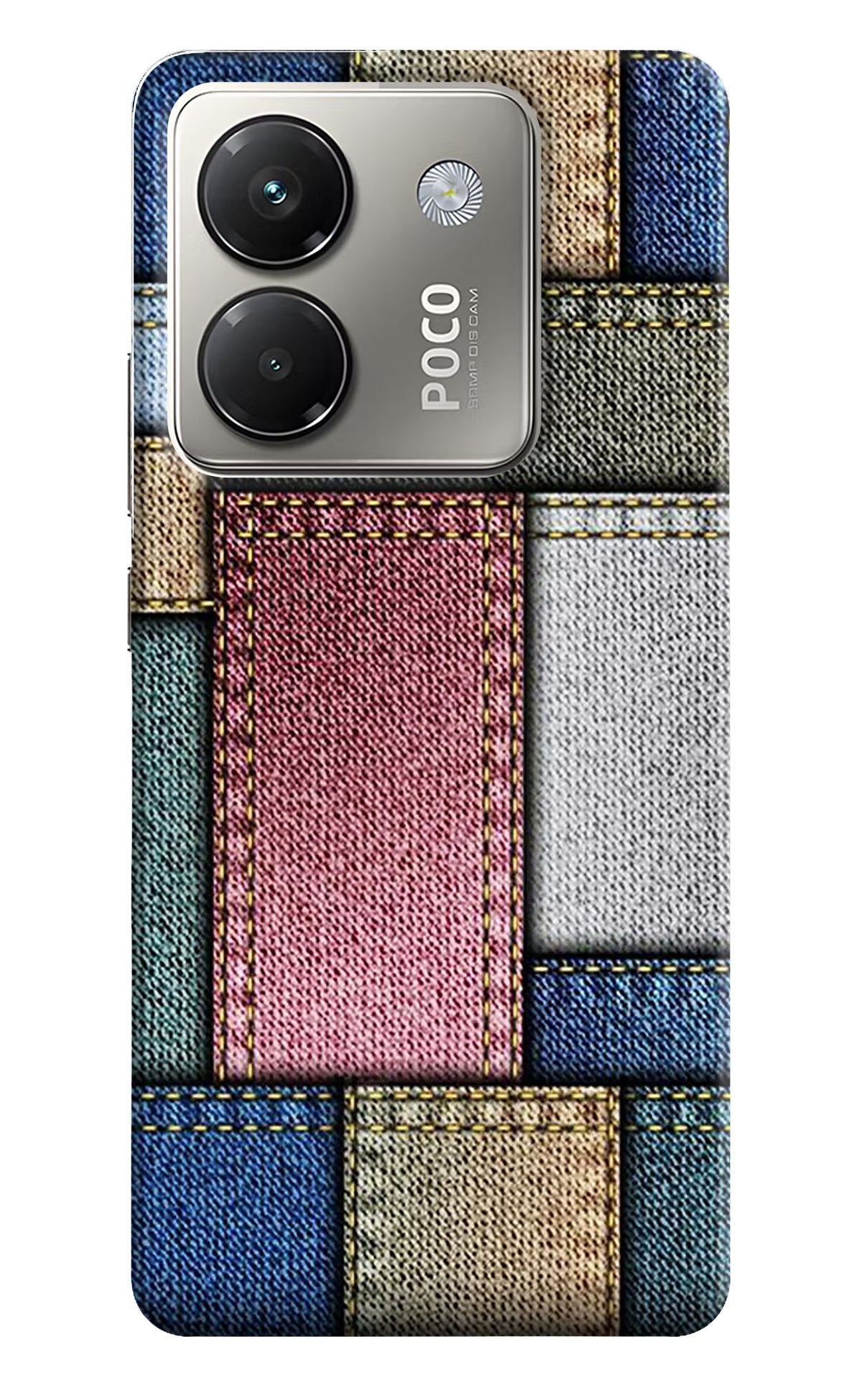 Multicolor Jeans Poco M7 Pro 5G Back Cover