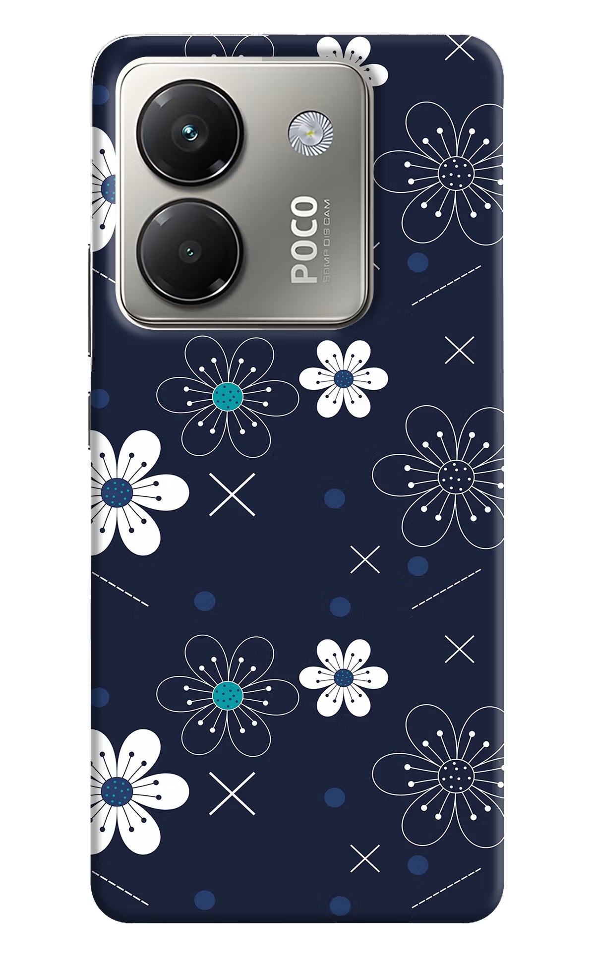 Flowers Poco M7 Pro 5G Back Cover