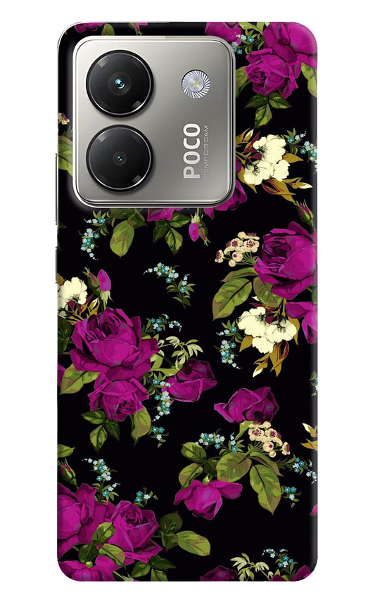 Flowers Poco M7 Pro 5G Back Cover