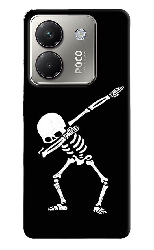 Dabbing Skeleton Art Poco M7 Pro 5G Back Cover