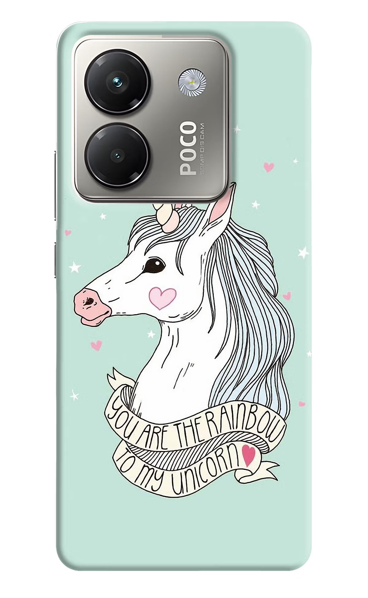 Unicorn Wallpaper Poco M7 Pro 5G Back Cover