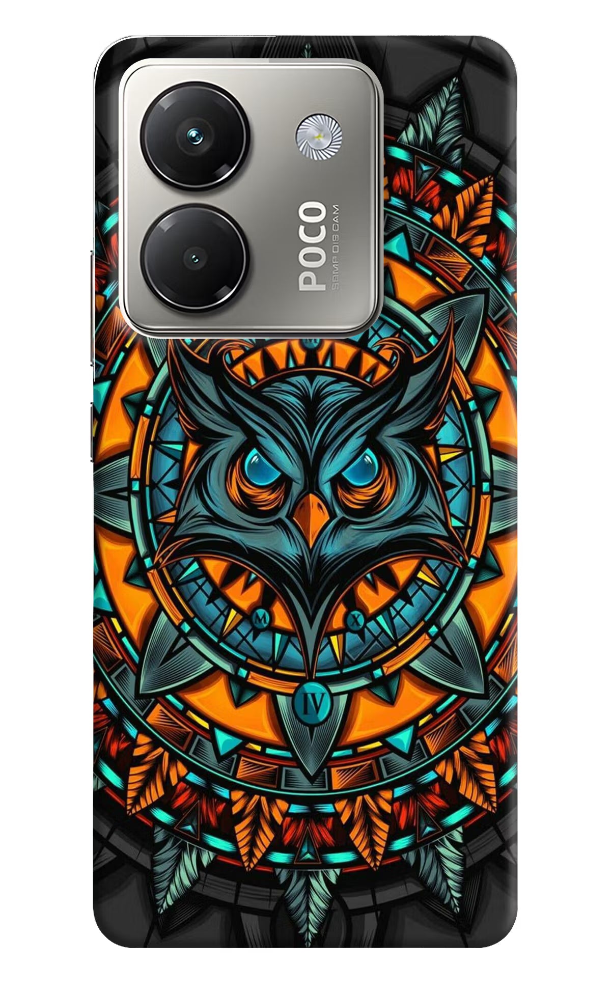 Angry Owl Art Poco M7 Pro 5G Back Cover