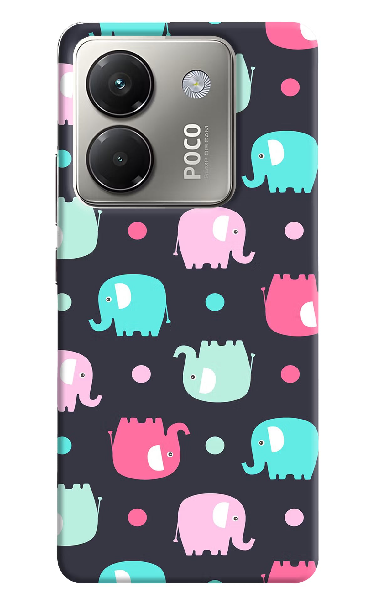 Elephants Poco M7 Pro 5G Back Cover