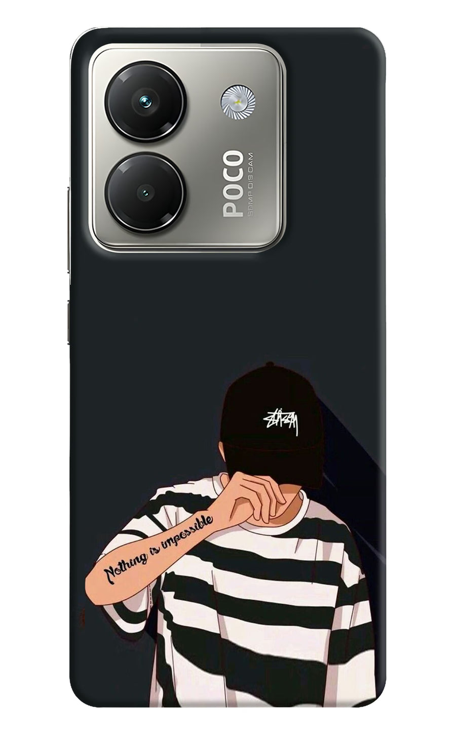Aesthetic Boy Poco M7 Pro 5G Back Cover, Hard case