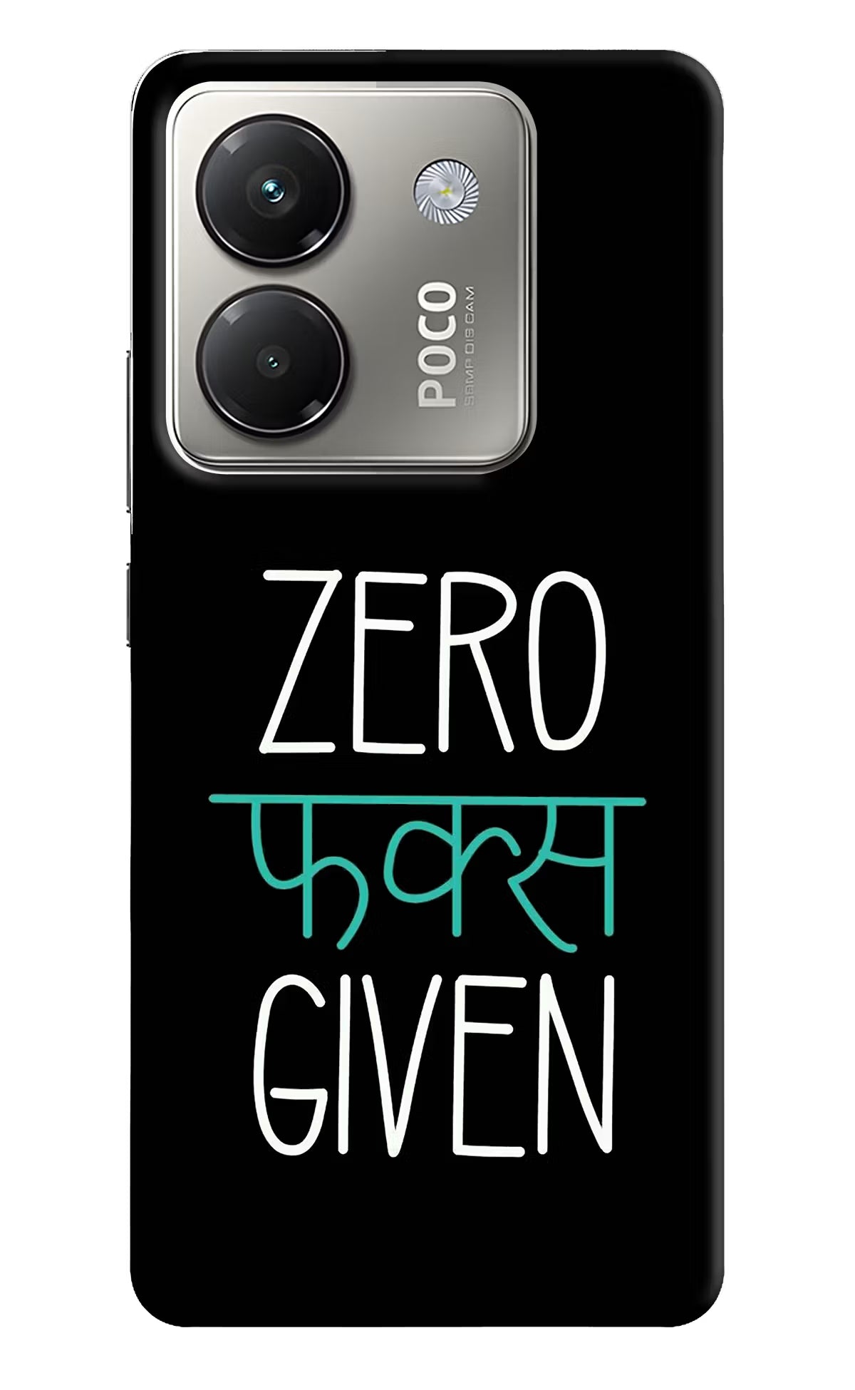 Zero Fucks Given Poco M7 Pro 5G Back Cover