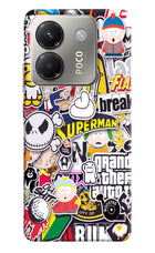 Sticker Bomb Poco M7 Pro 5G Back Cover