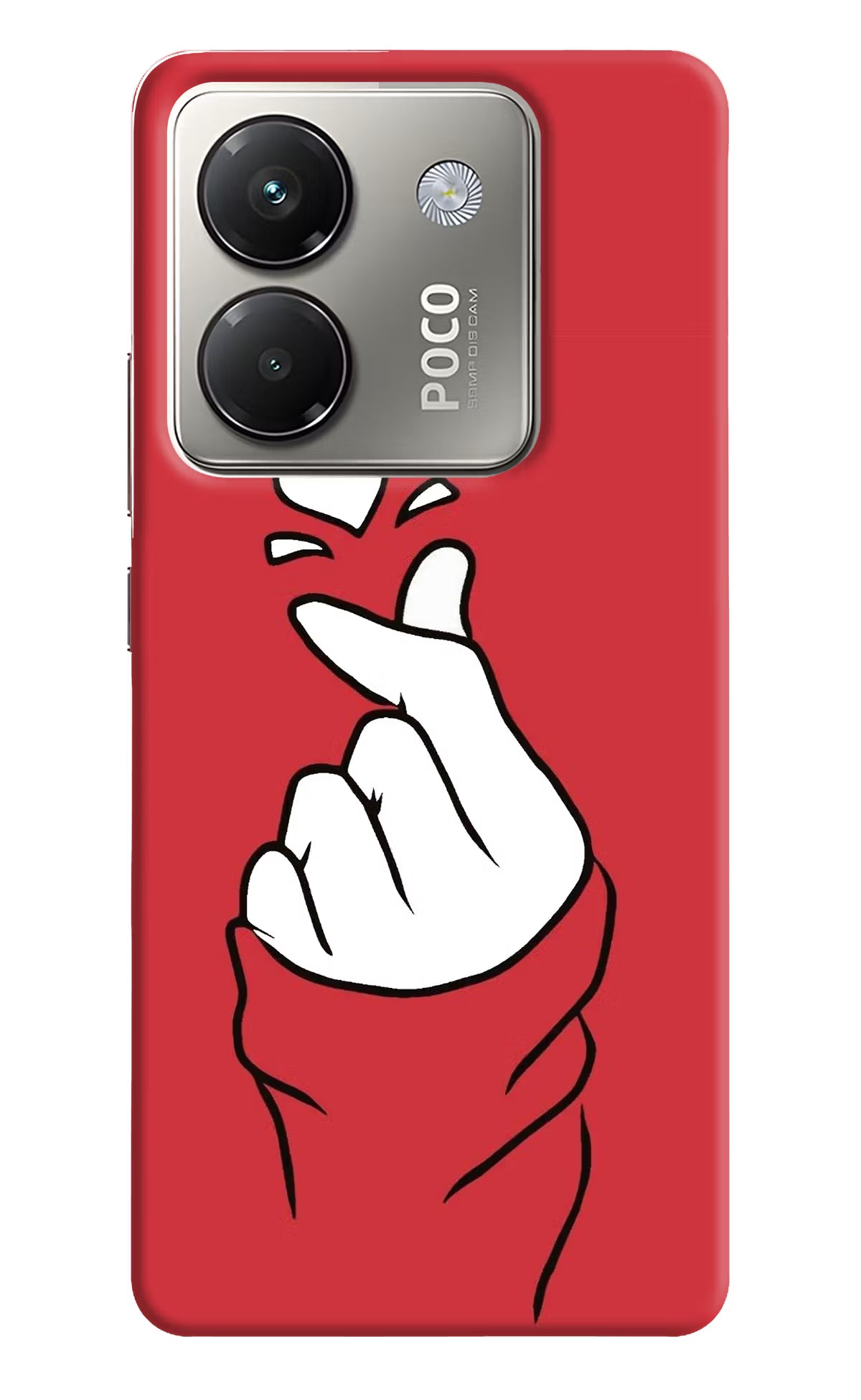 Korean Love Sign Poco M7 Pro 5G Back Cover