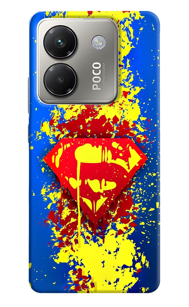 Superman logo Poco M7 Pro 5G Back Cover