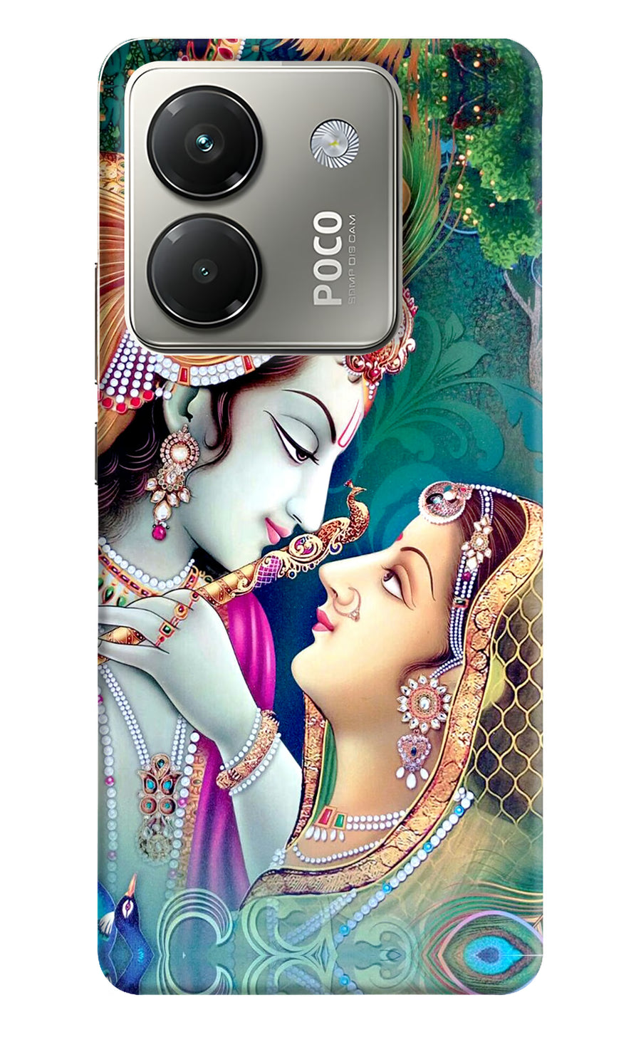 Lord Radha Krishna Poco M7 Pro 5G Back Cover, Hard case