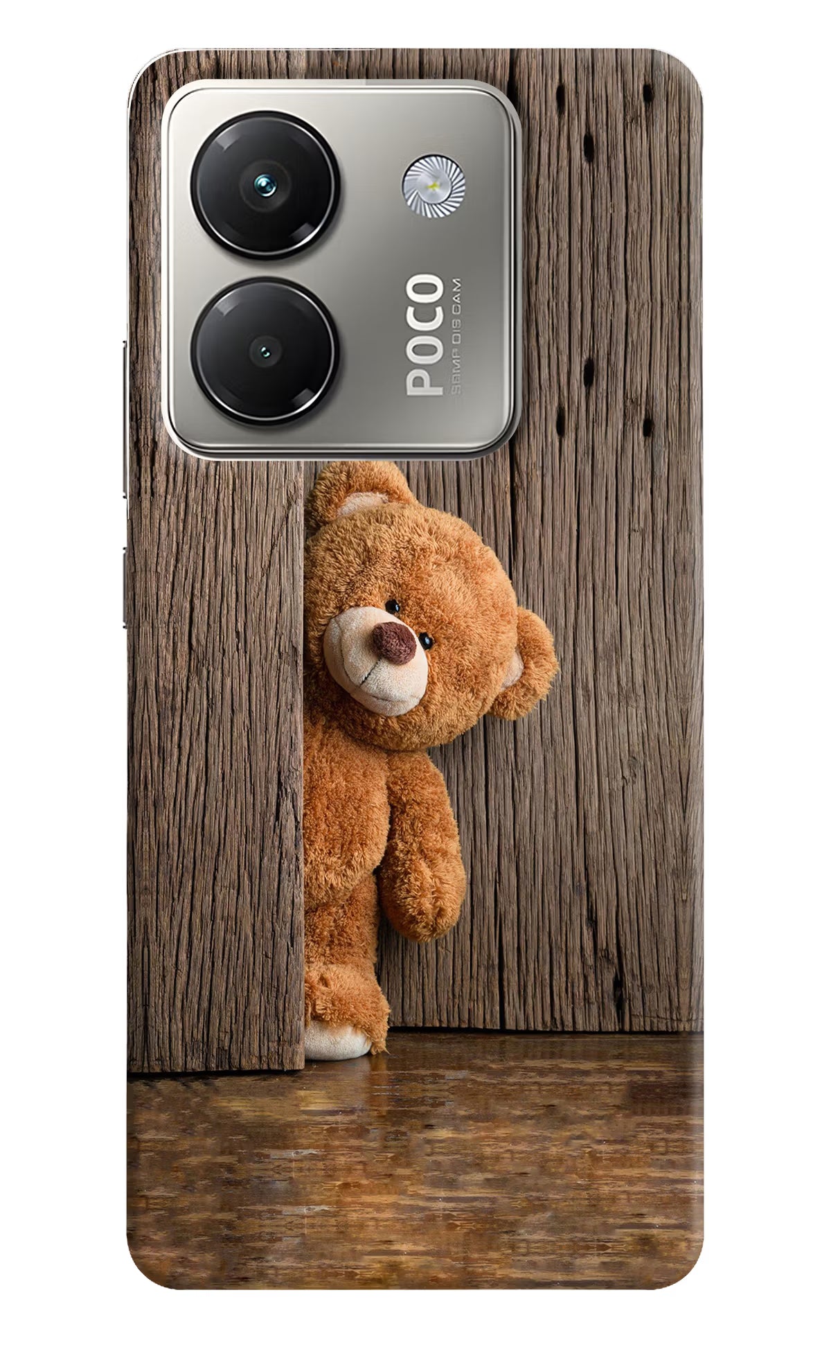 Teddy Wooden Poco M7 Pro 5G Back Cover