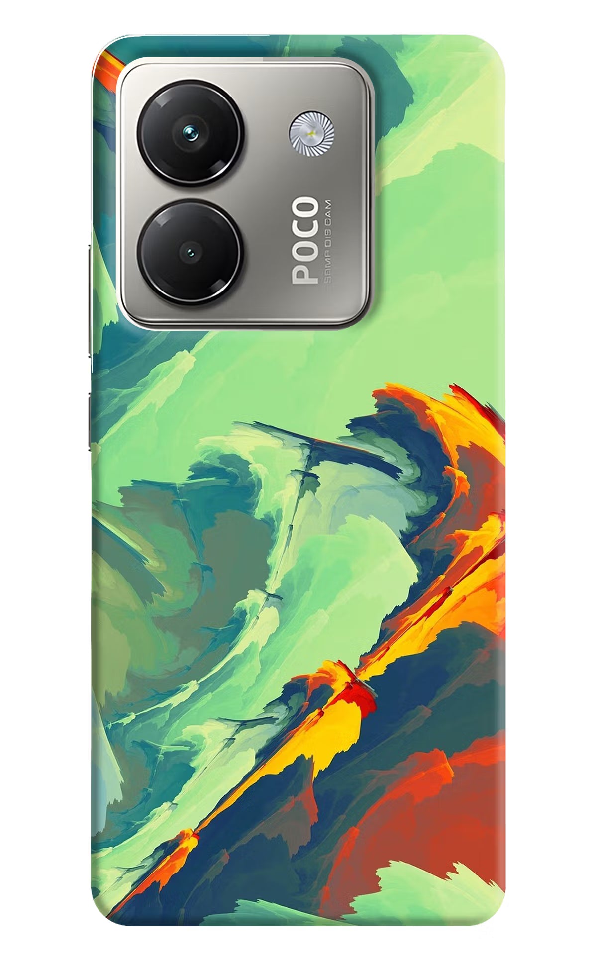 Paint Art Poco M7 Pro 5G Back Cover