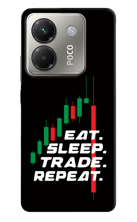 Eat Sleep Trade Repeat Poco M7 Pro 5G Back Cover