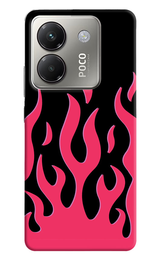 Fire Flames Poco M7 Pro 5G Back Cover