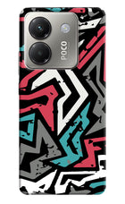 Geometric Graffiti Poco M7 Pro 5G Back Cover