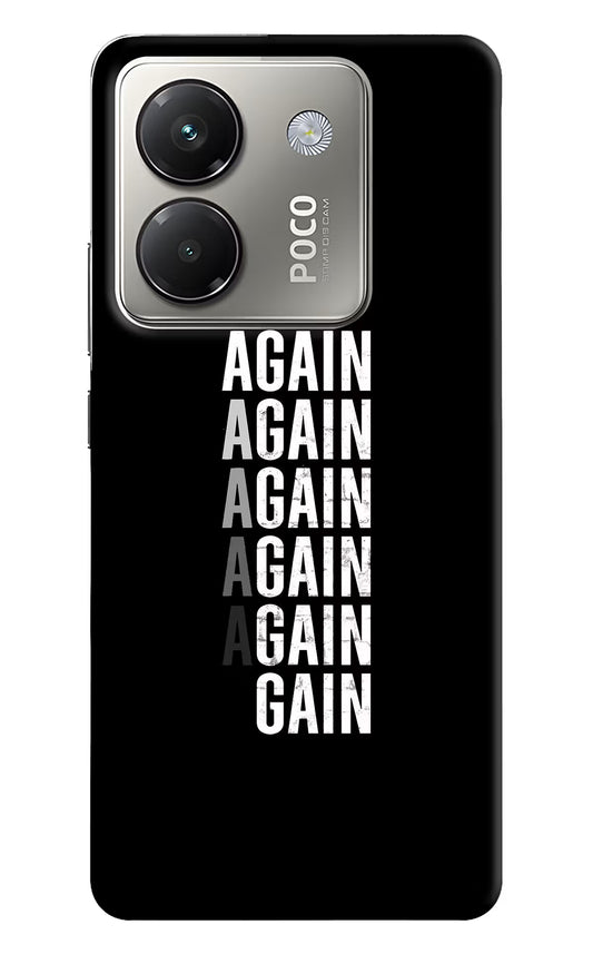 Again Again Gain Poco M7 Pro 5G Back Cover