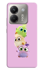 Cute Little Birds Poco M7 Pro 5G Hard Case Back Cover by Casekaro