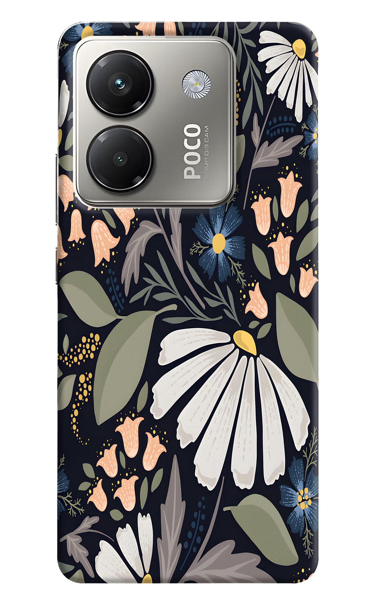 Flowers Art Poco M7 Pro 5G Back Cover