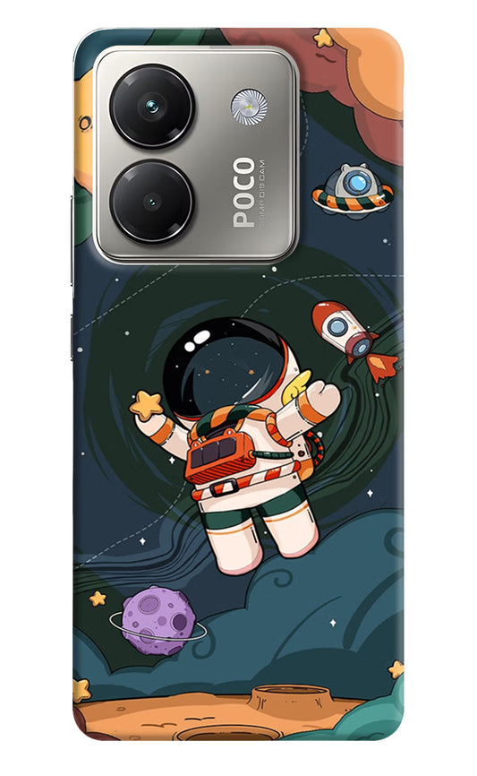 Cartoon Astronaut Poco M7 Pro 5G Back Cover