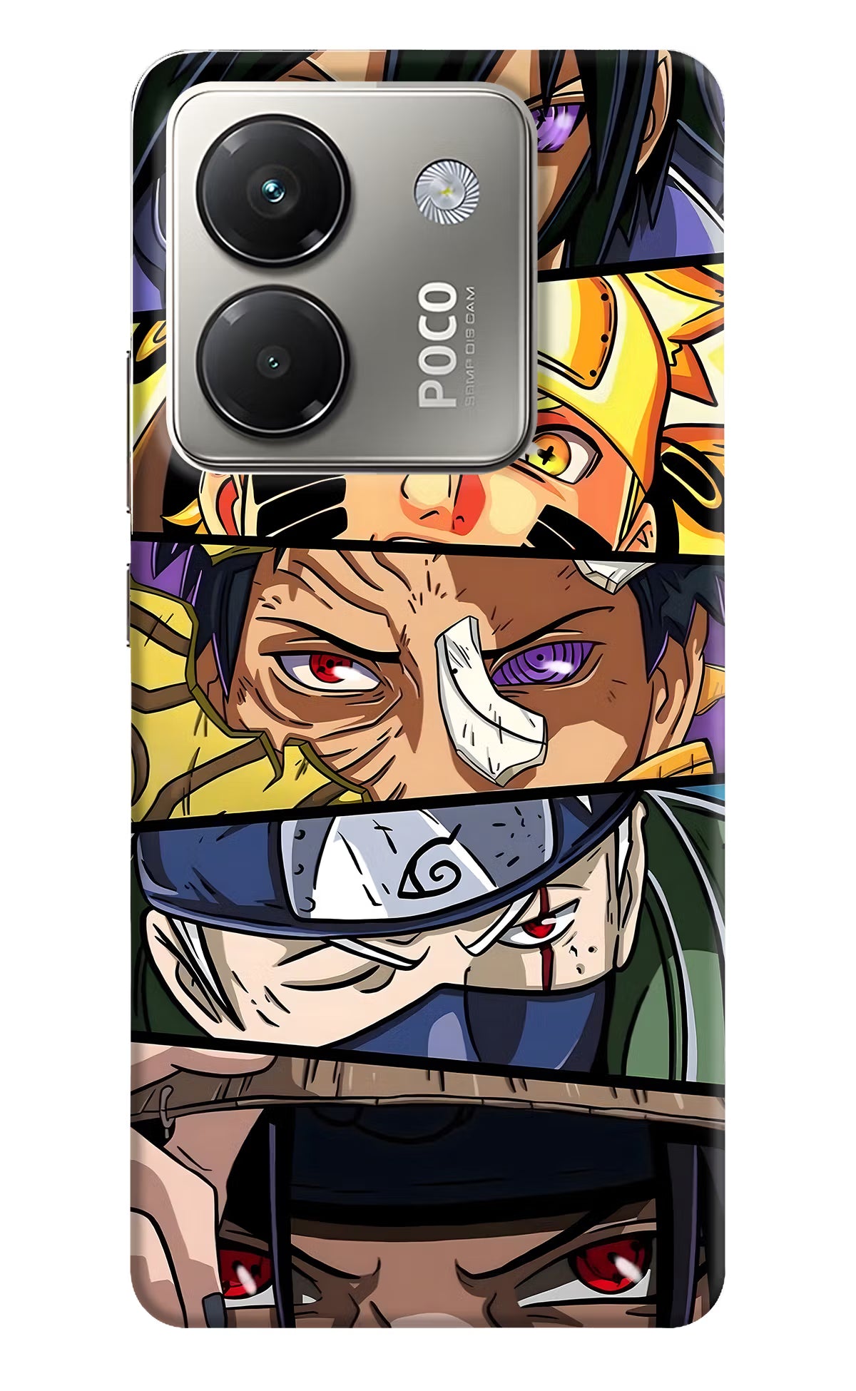 Naruto Character Poco M7 Pro 5G Back Cover