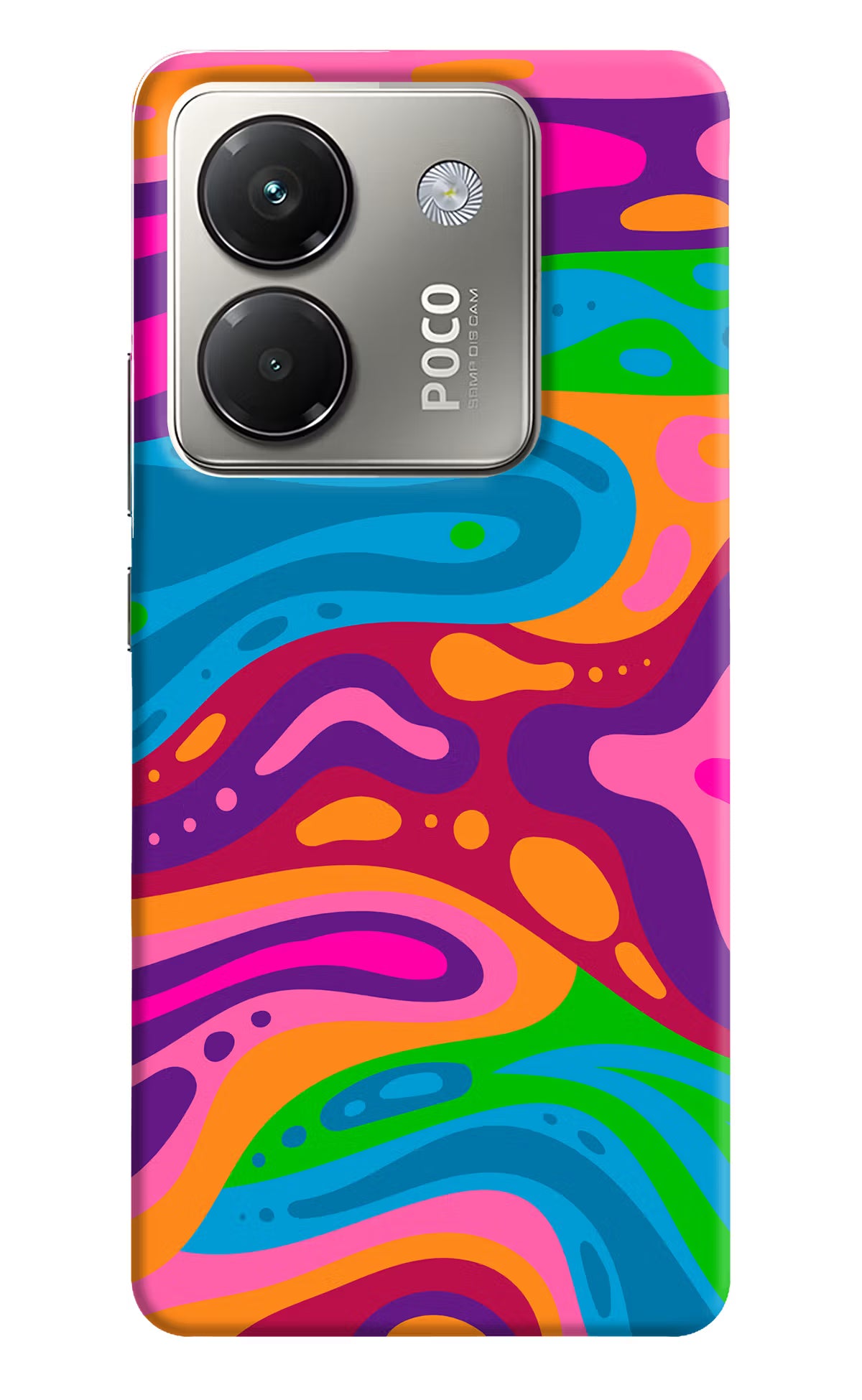 Trippy Pattern Poco M7 Pro 5G Back Cover
