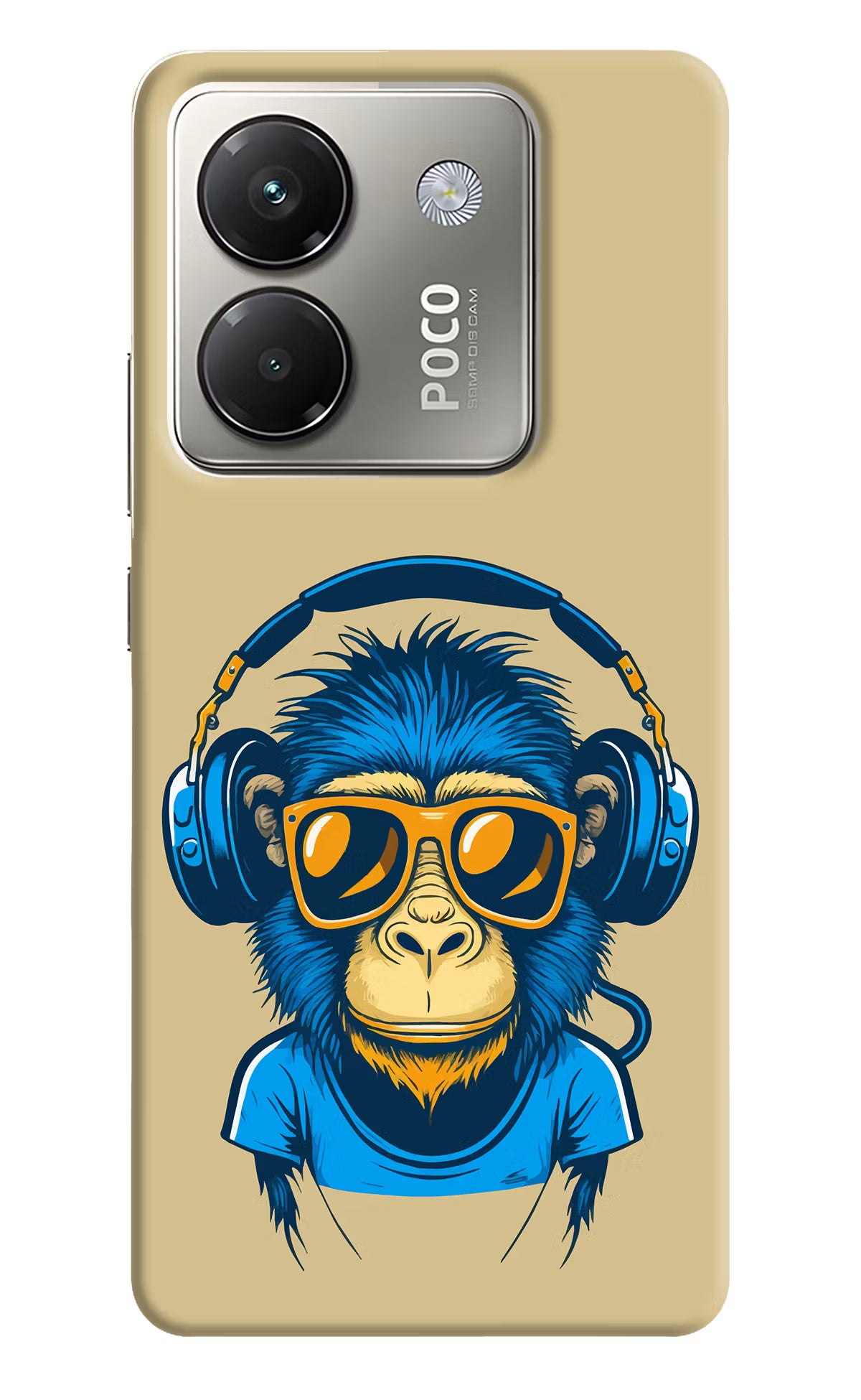 Monkey Headphone Poco M7 Pro 5G Back Cover
