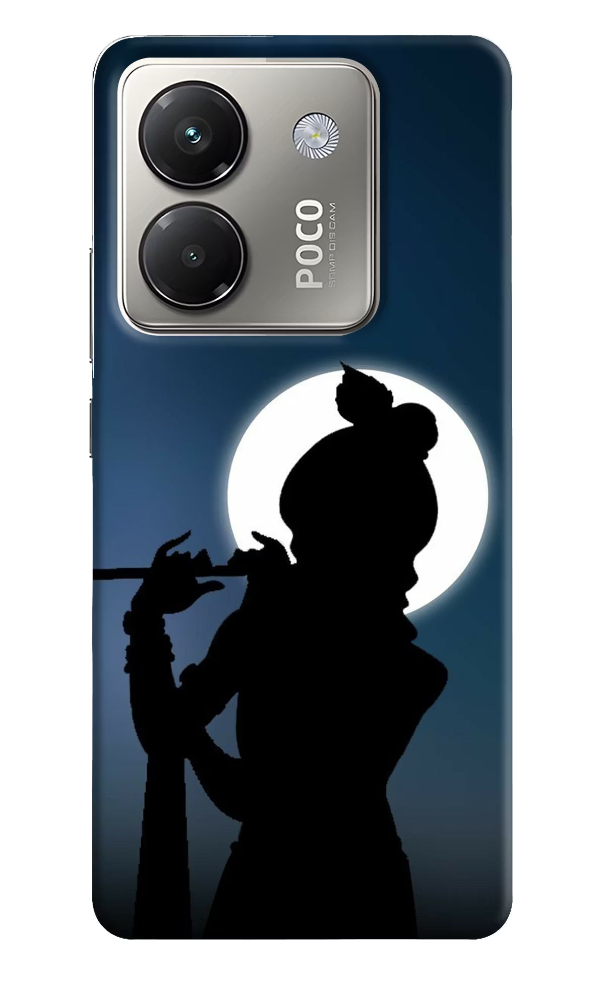 Shri Krishna Silhouette Poco M7 Pro 5G Back Cover