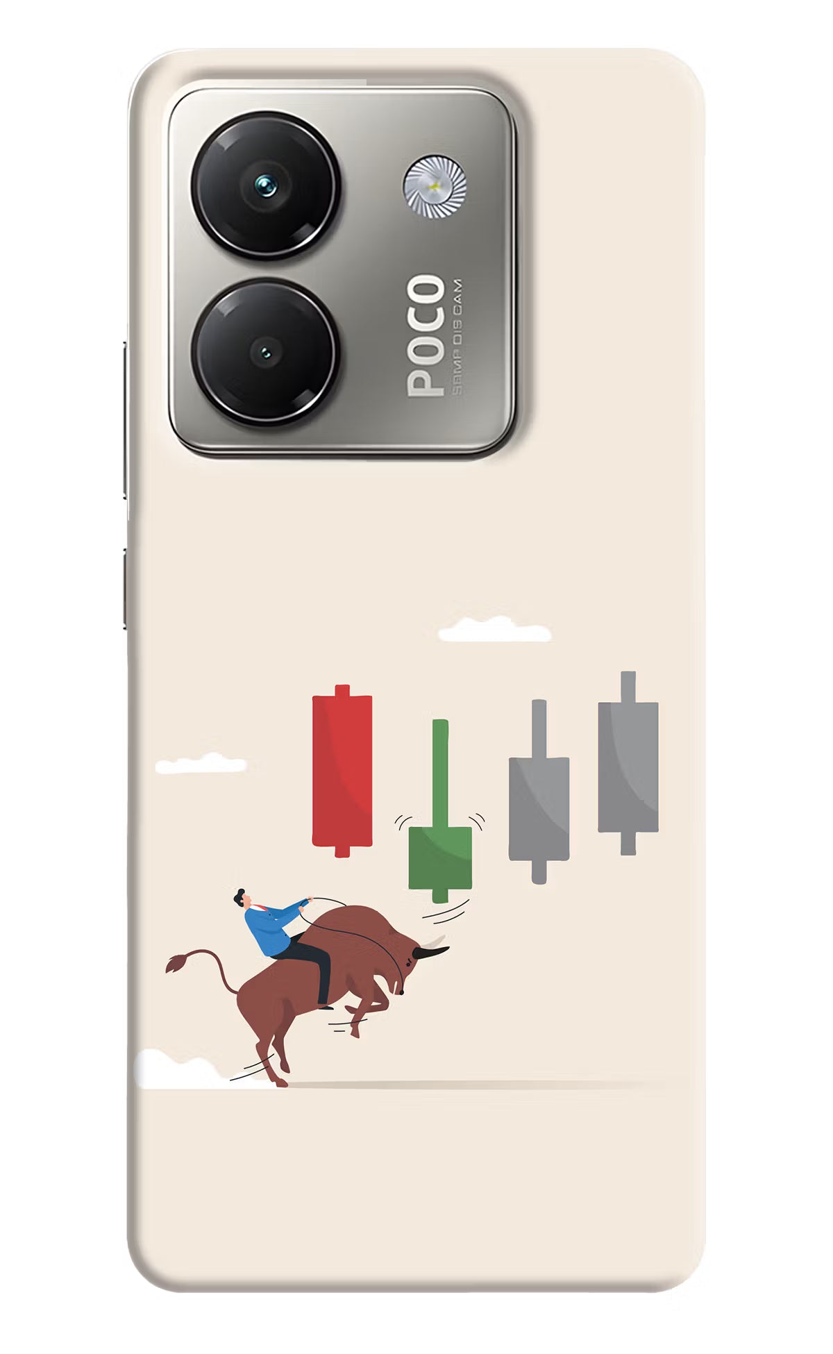 Bull Trading Momentum Poco M7 Pro 5G Back Cover