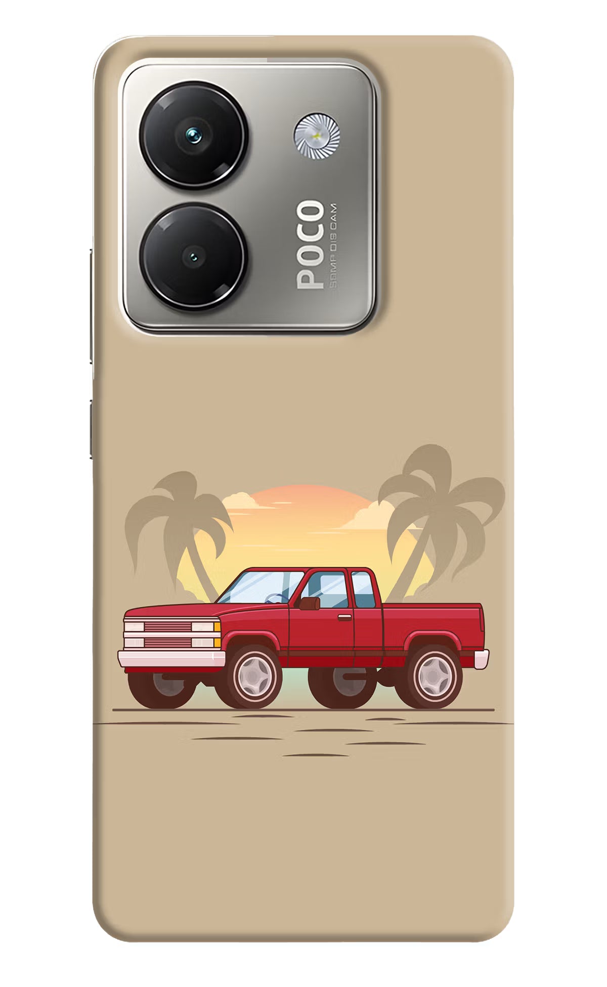 Desert Classic Drive Poco M7 Pro 5G Back Cover