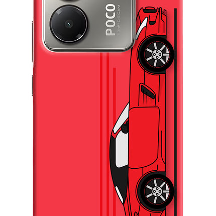 Red Velocity Poco M7 Pro 5G Back Cover