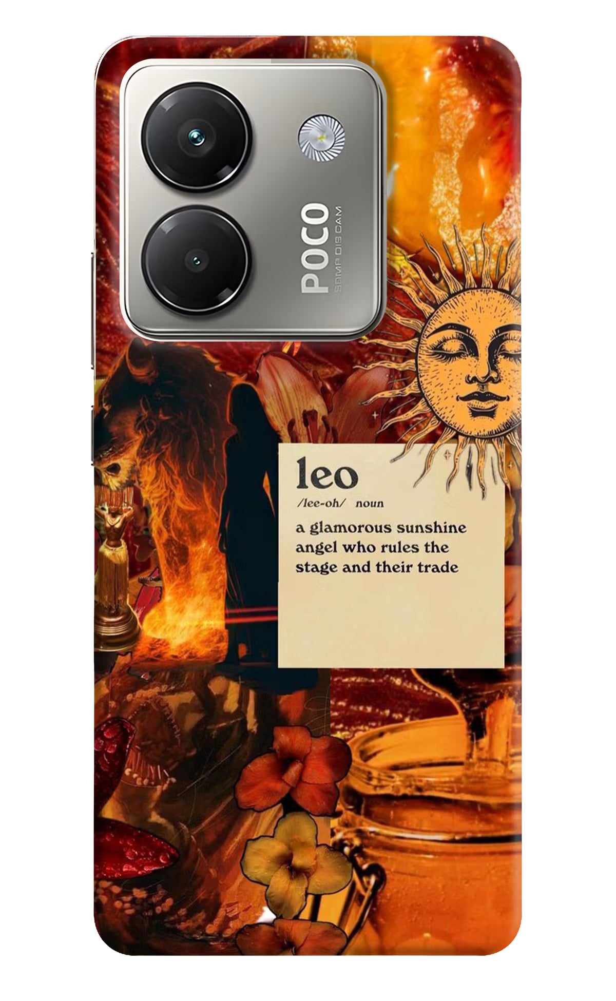 Leo Zodiac Poco M7 Pro 5G Back Cover