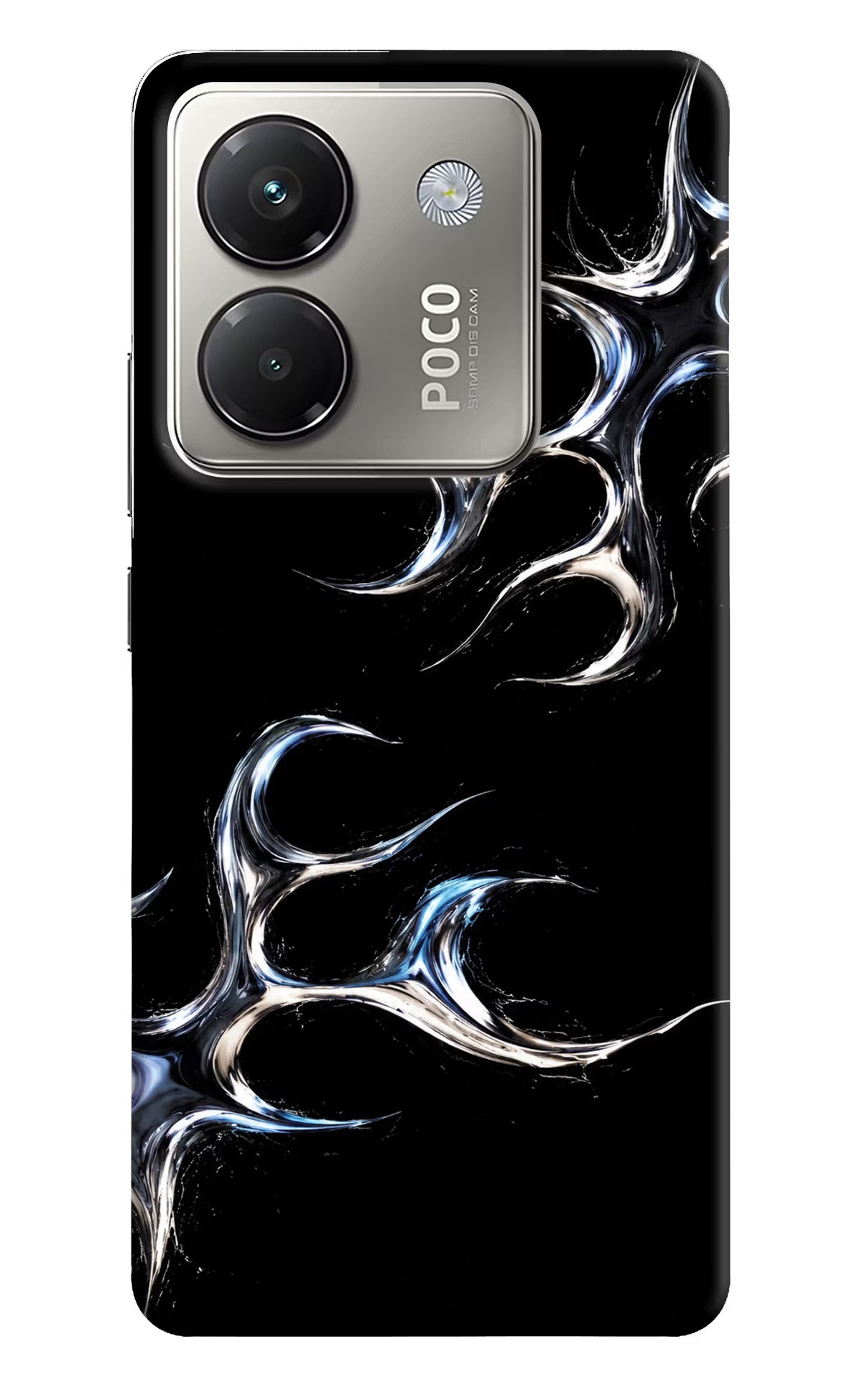 Chrome Tribal Poco M7 Pro 5G Hard Case Back Cover by Casekaro