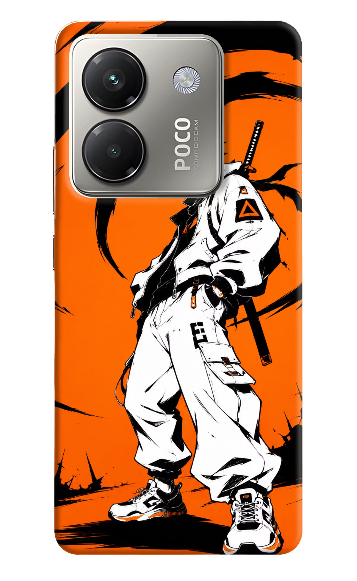 Street Samurai  Poco M7 Pro 5G Hard Case Back Cover by Casekaro