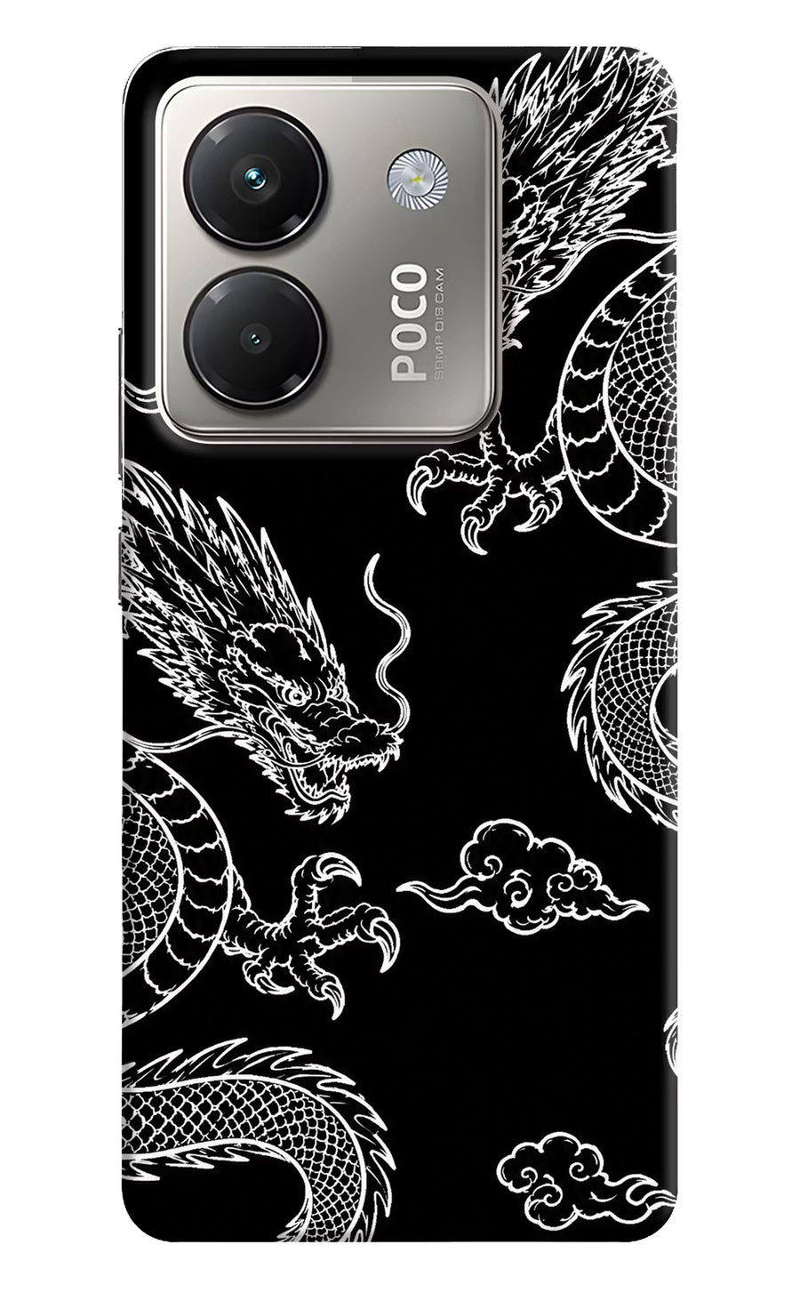 Twin Dragons Poco M7 Pro 5G Back Cover, Hard case