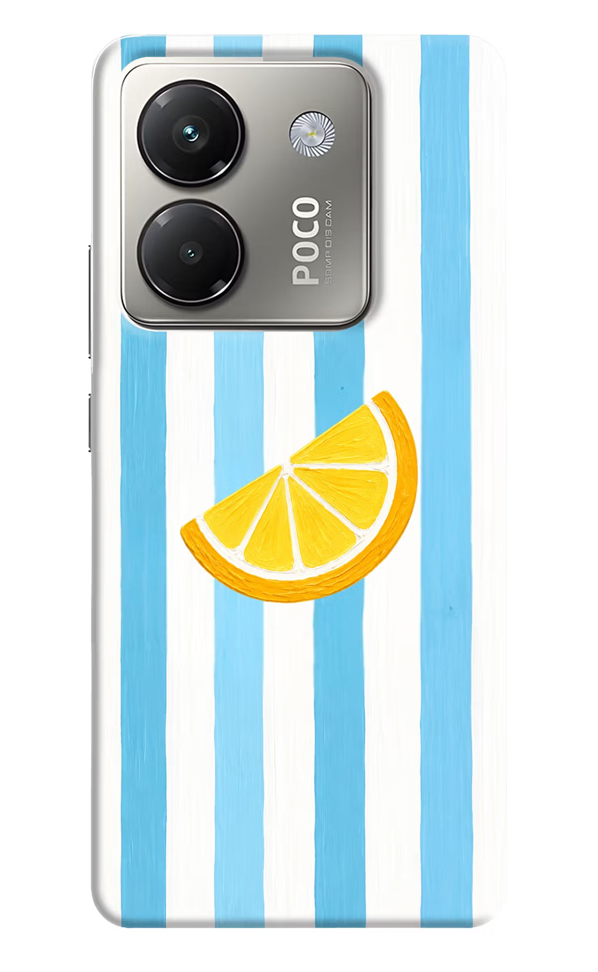 Summer Lemon Poco M7 Pro 5G Hard Case Back Cover by Casekaro
