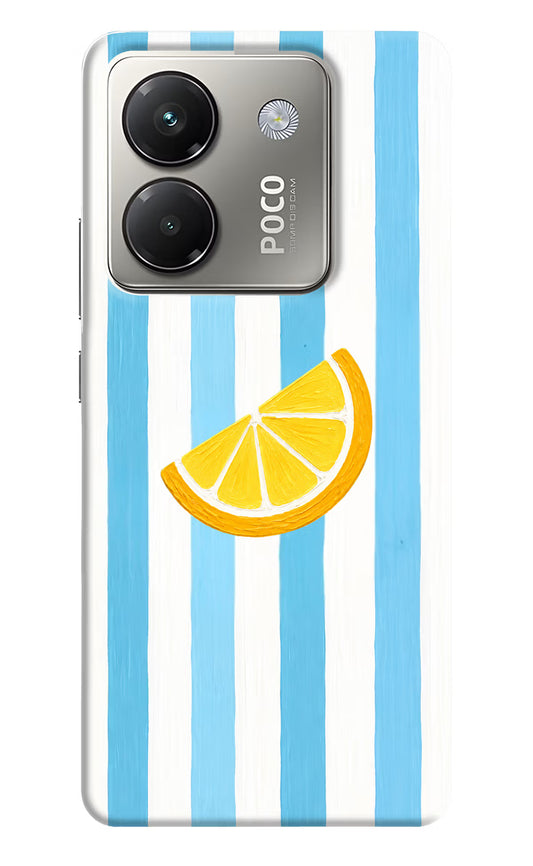Summer Lemon Poco M7 Pro 5G Hard Case Back Cover by Casekaro