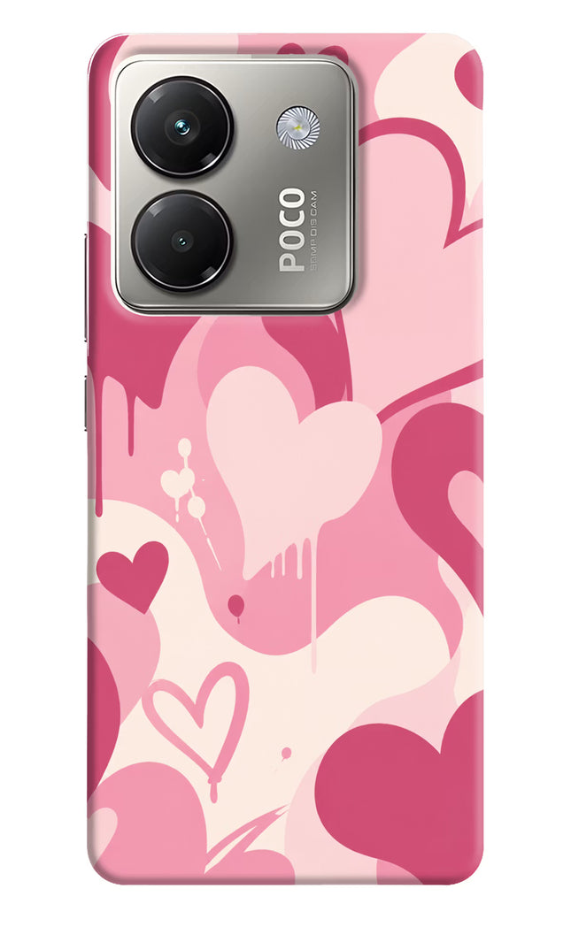 Hearty case Poco M7 Pro 5G Hard Case Back Cover by Casekaro