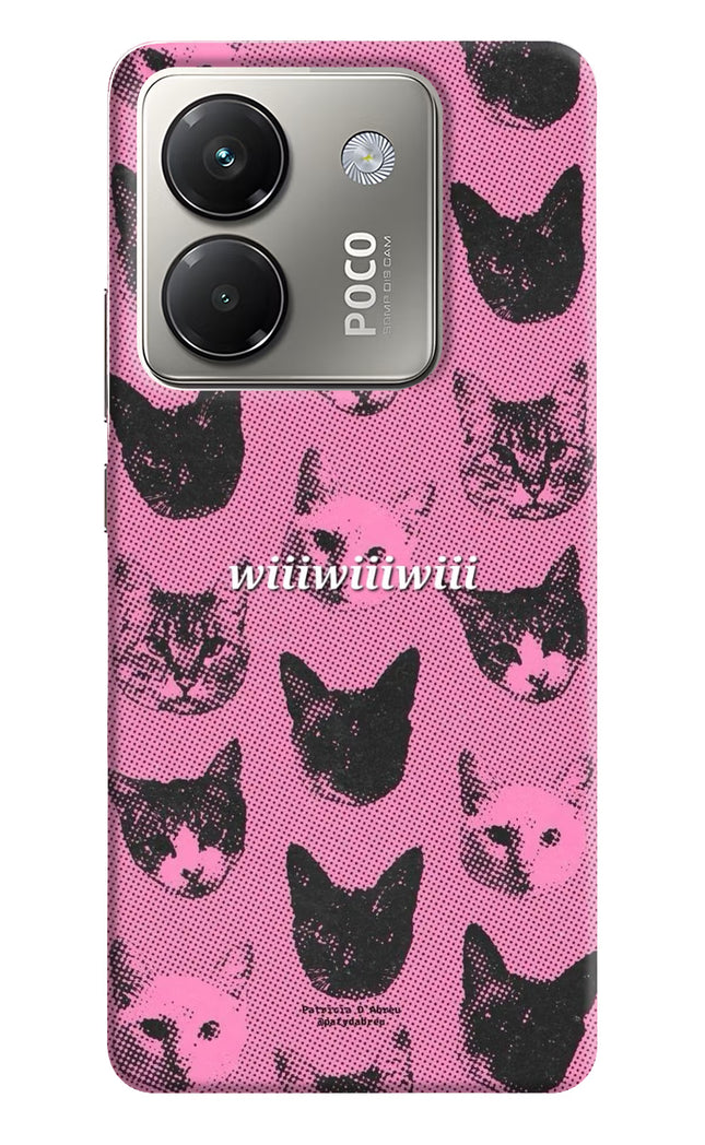 Pink Cats Poco M7 Pro 5G Hard Case Back Cover by Casekaro
